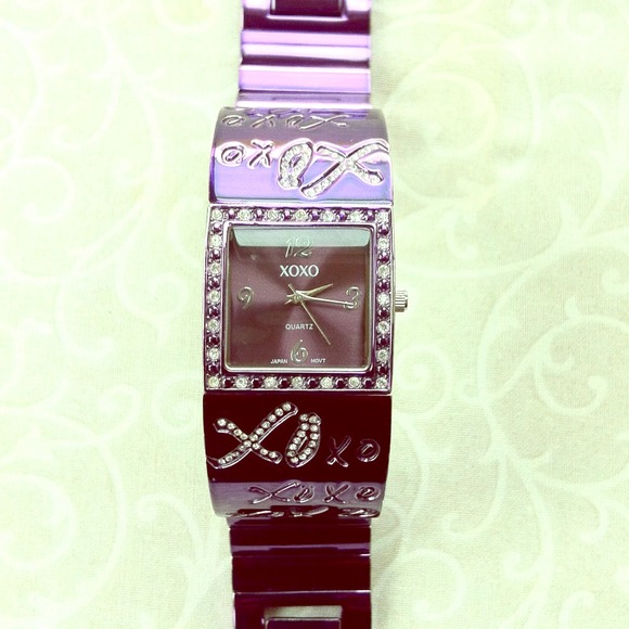 Purple XOXO watch