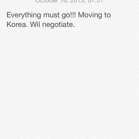 All prices can be negotiable.