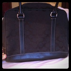 Authentic all black coach purse!