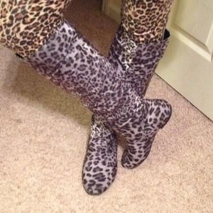 Cheetah boots