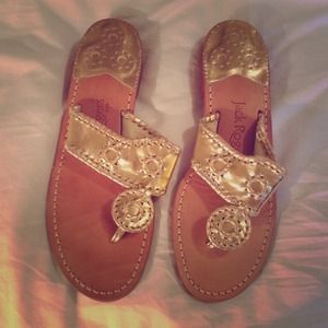 •hold• Gold Jack Rogers