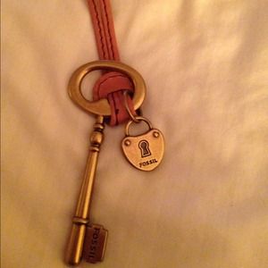 Fossil Key/Purse Chain