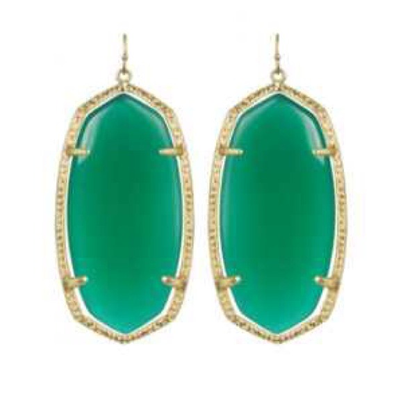 ||||SOLD||||Kendra Scott Danielle Green Earrings