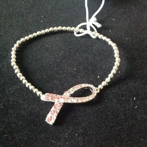 Breast cancer awareness bracelet
