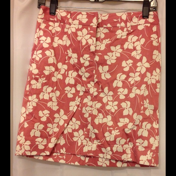 Floral pencil skirt