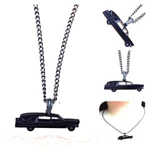 The Tiny Black Hearse Handmade Rockabilly Necklace