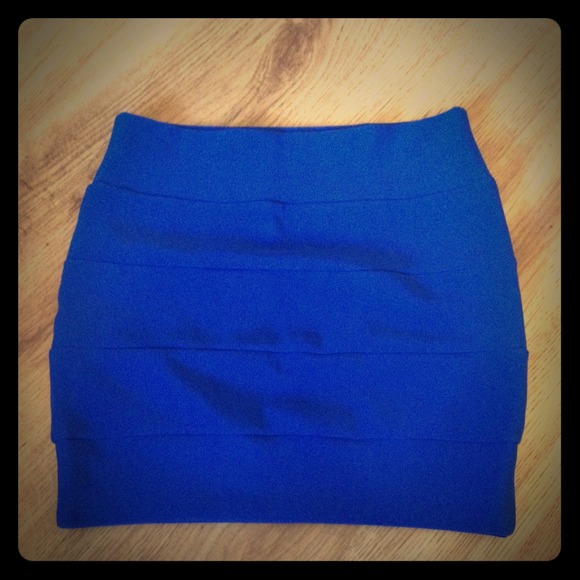 Cute cobalt blue bandage mini! Sold!