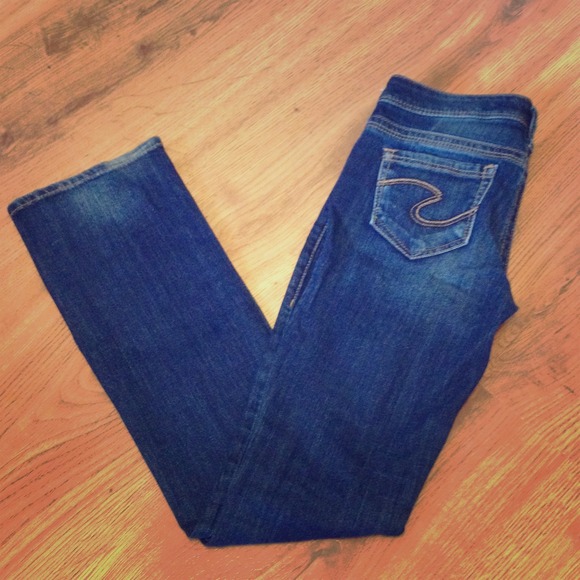 Dark wash Silver bootcut jeans