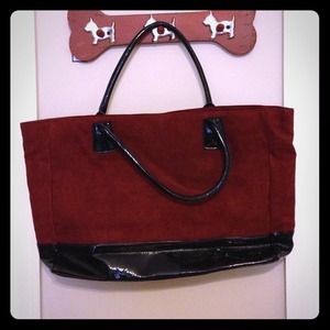 SOLD in Bundle! Dark red tote! NWT