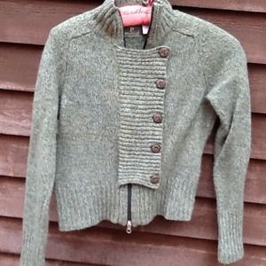 Motor knit jacket 100% lambs wool