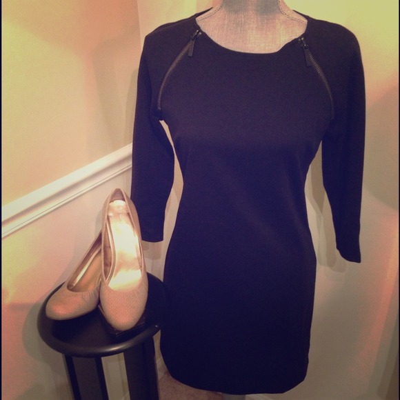 Fall Michael Kors Black Zipper Dress