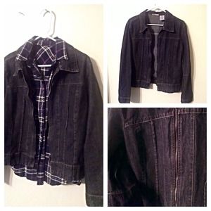 Dark denim jean jacket