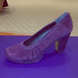 Audley Grape Suede Shoe