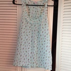 Chiffon Ice Cream Shirt