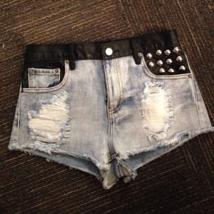 High waisted shorts