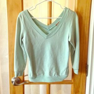 Tiffany blue (light teal) forever 21 sweater.