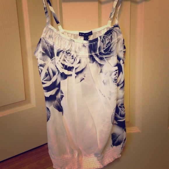 Rose tank top