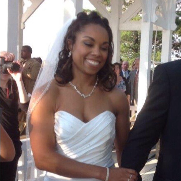 Wedding gown + Veil