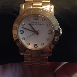 Authentic marc by Marc Jacobs gold watch