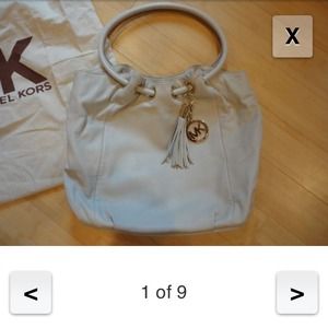 Michael Kors vanilla ring tote