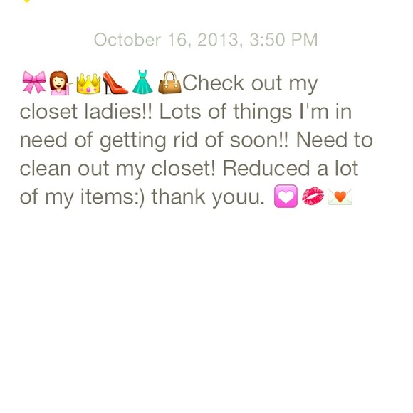 Check out my closet ladies!!