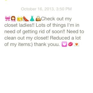 Check out my closet ladies!!