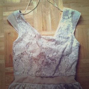 Vintage looking American eagle lace dress