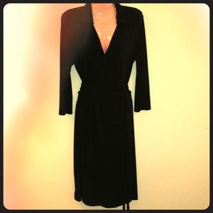 Black Wrap Dress Size 14/16