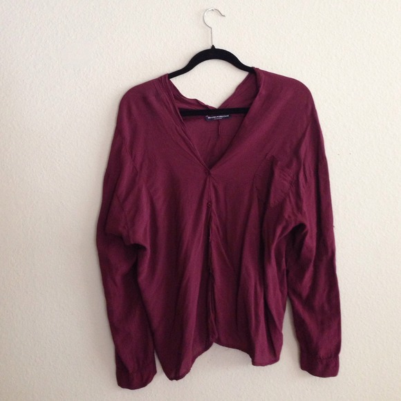 ❌SOLD Brandy Melville pocket button up