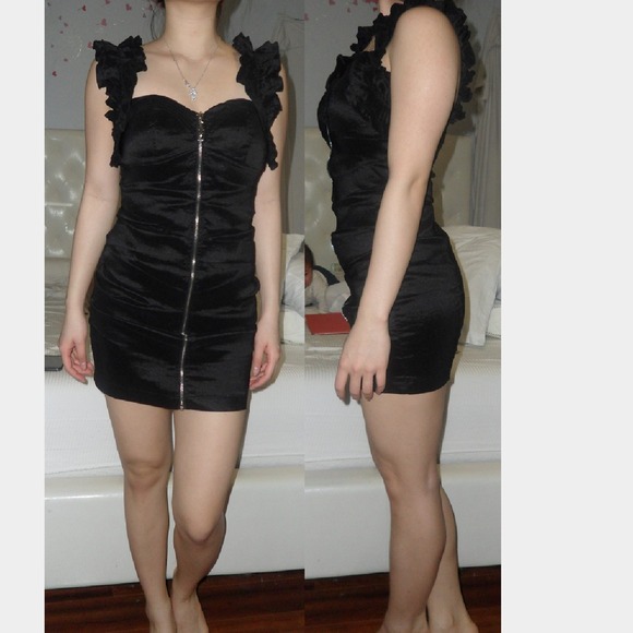 Sexy black dress