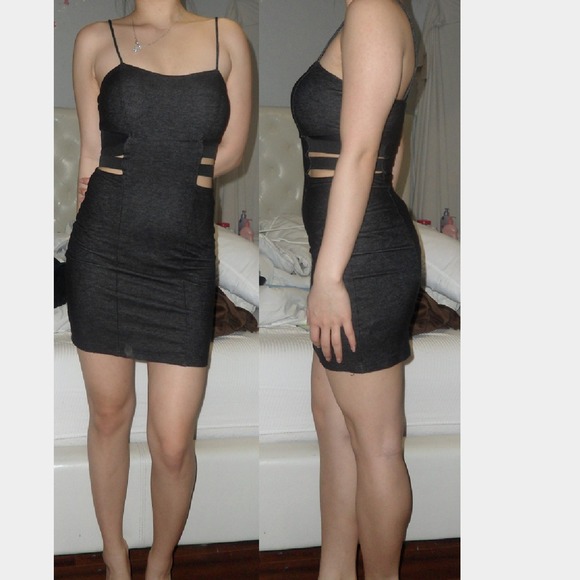 Dark grey dress