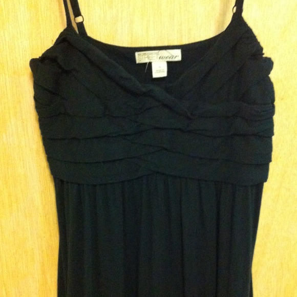 Dresses Lerner New York Black Spaghetti Strap Maxi Dress Poshmark