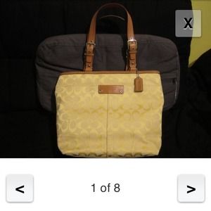 Coach signature C bucket tote bag