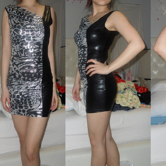 Black & white dress