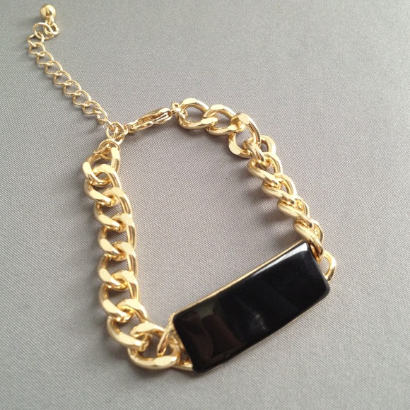 SOLD!! Black and gold bracelet
