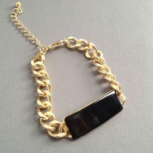 SOLD!! Black and gold bracelet