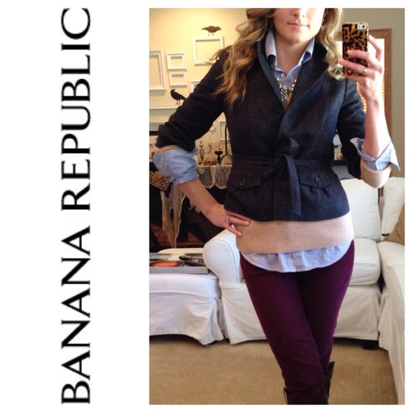 Banana Republic Wool Military Jacket - Picture 2 of 4