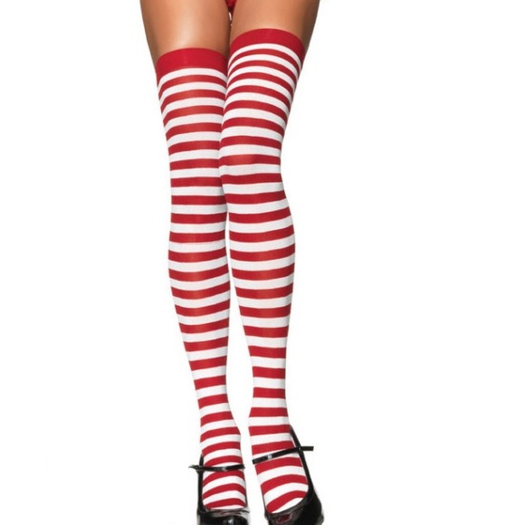 Accessories - Christmas Halloween Stripped Thigh Highs