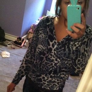 blue cheetah long sleeve