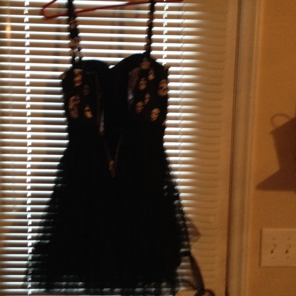 Hottopic tutu skeleton dress - Picture 2 of 4
