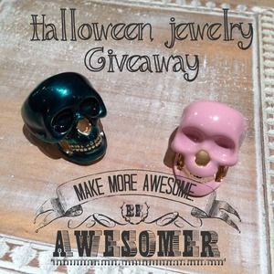 Halloween Skull Ring Giveaway