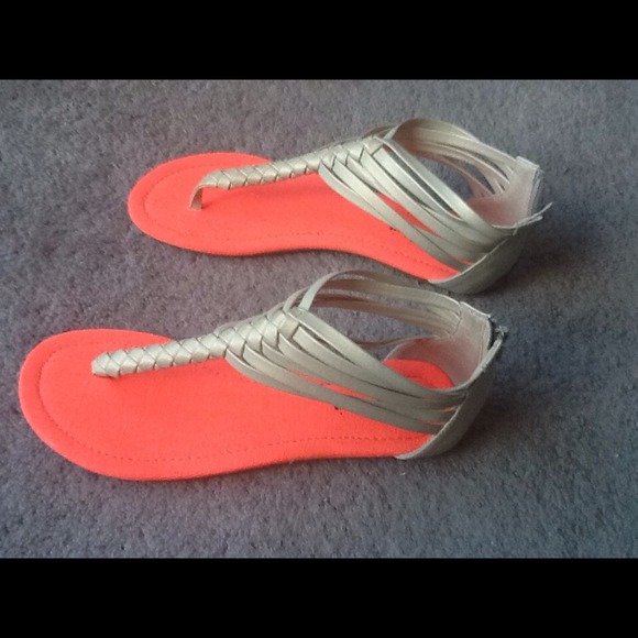 Grey sandals from Michael Antonio