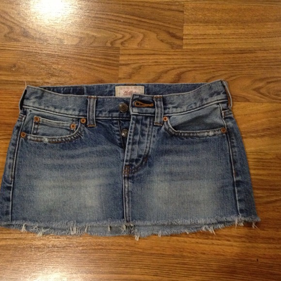 Hollister jean skirt REDUCED .