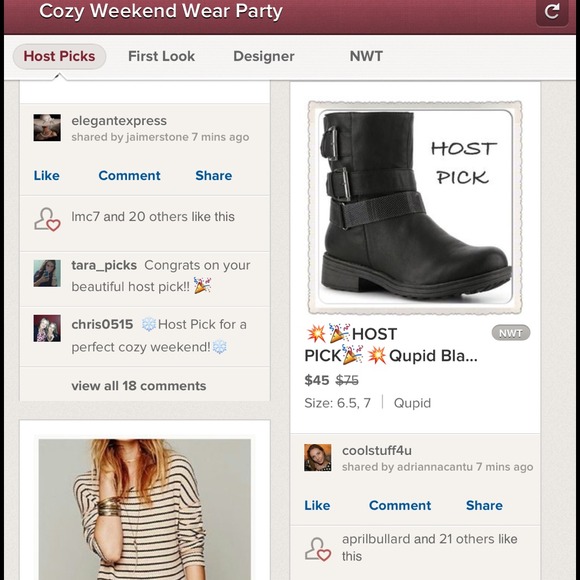 🌹SALE🌹Qupid Black Bootie - Picture 4 of 4