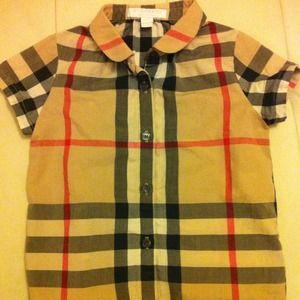Authentic Burberry Toddler Shirt