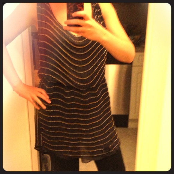 GYRPHOR NWT dress w/ chain link detail