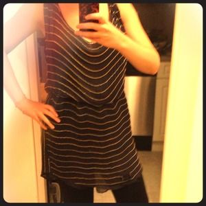 GYRPHOR NWT dress w/ chain link detail