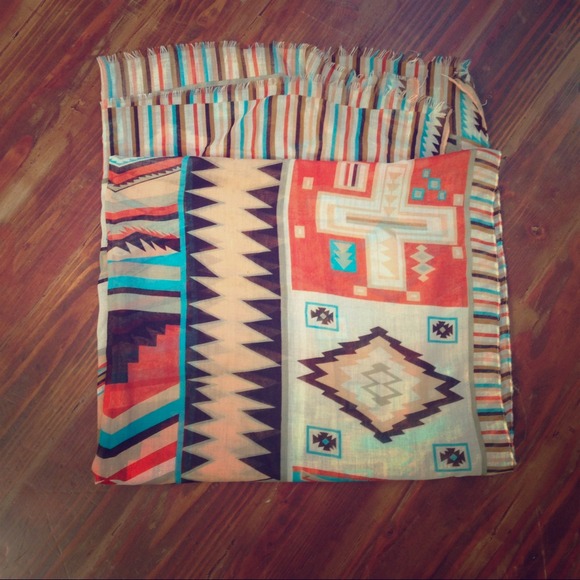 Francesca's  Accessories - Tribal Print Scarf