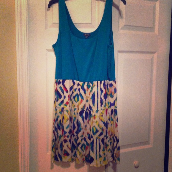 Teal dress