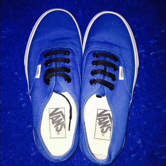 Authentic Blue Vans